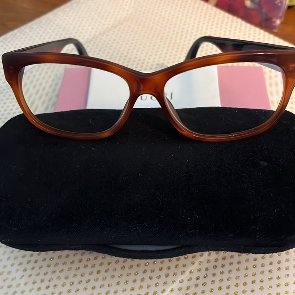 Gucci Tortoise Shell Optical Frames..Made In Ital… - image 5